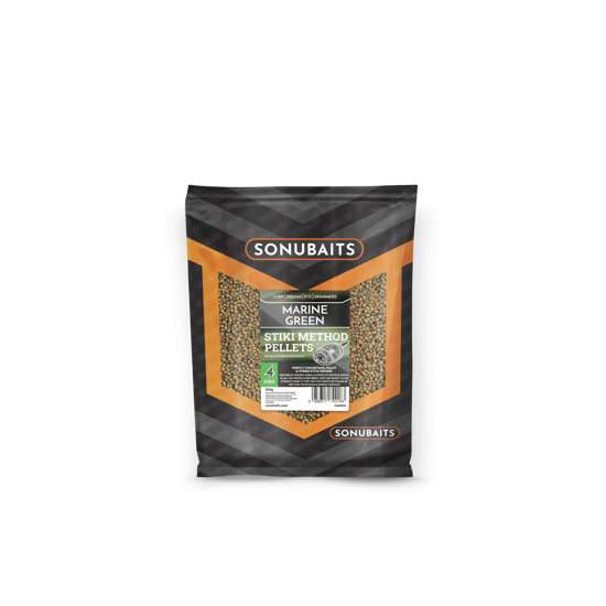 Sonubaits Marine Green Stiki Method Pellets 4mm